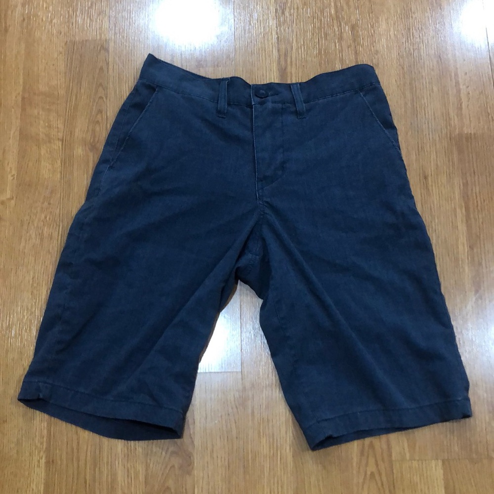 Navy Blue Medium Dress Shorts